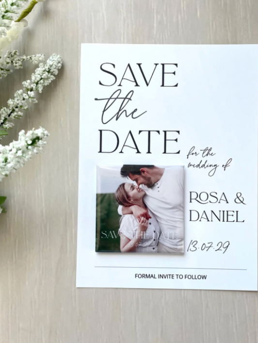 Save the Date Magnet + Card Set